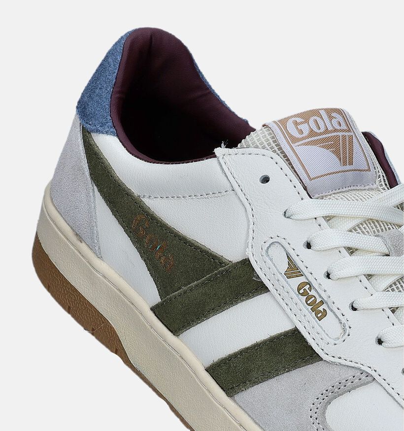Gola Hawk CMB336 Baskets en Blanc pour hommes (345143) - pour semelles orthopédiques