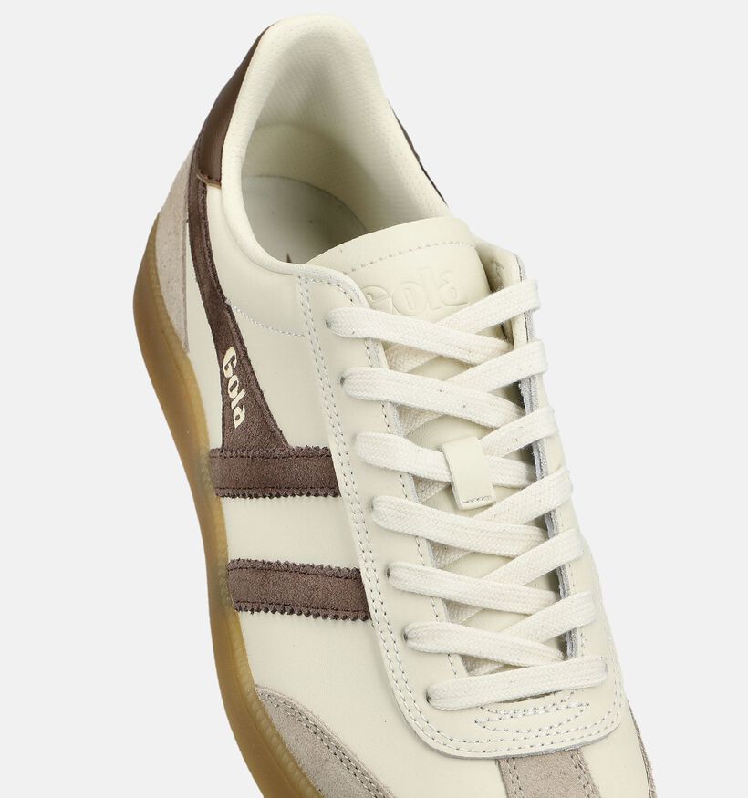 Gola Viper Leather Ecru Sneakers voor heren (376426) - geschikt voor steunzolen