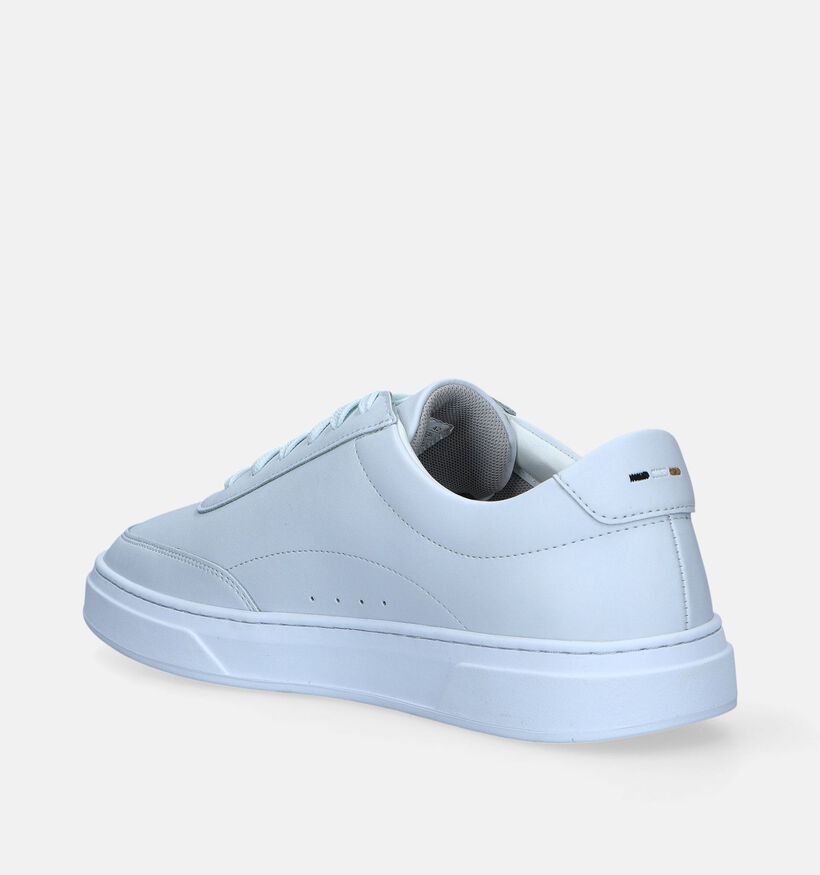 BOSS Kieran Tenn Witte Veterschoenen voor heren (349955) - geschikt voor steunzolen