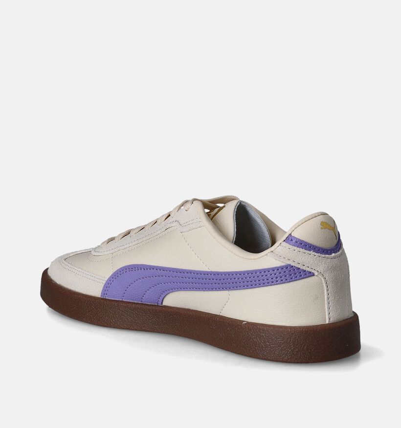 Puma Club II Era Baskets en Ecru pour filles (350389) - pour semelles orthopédiques