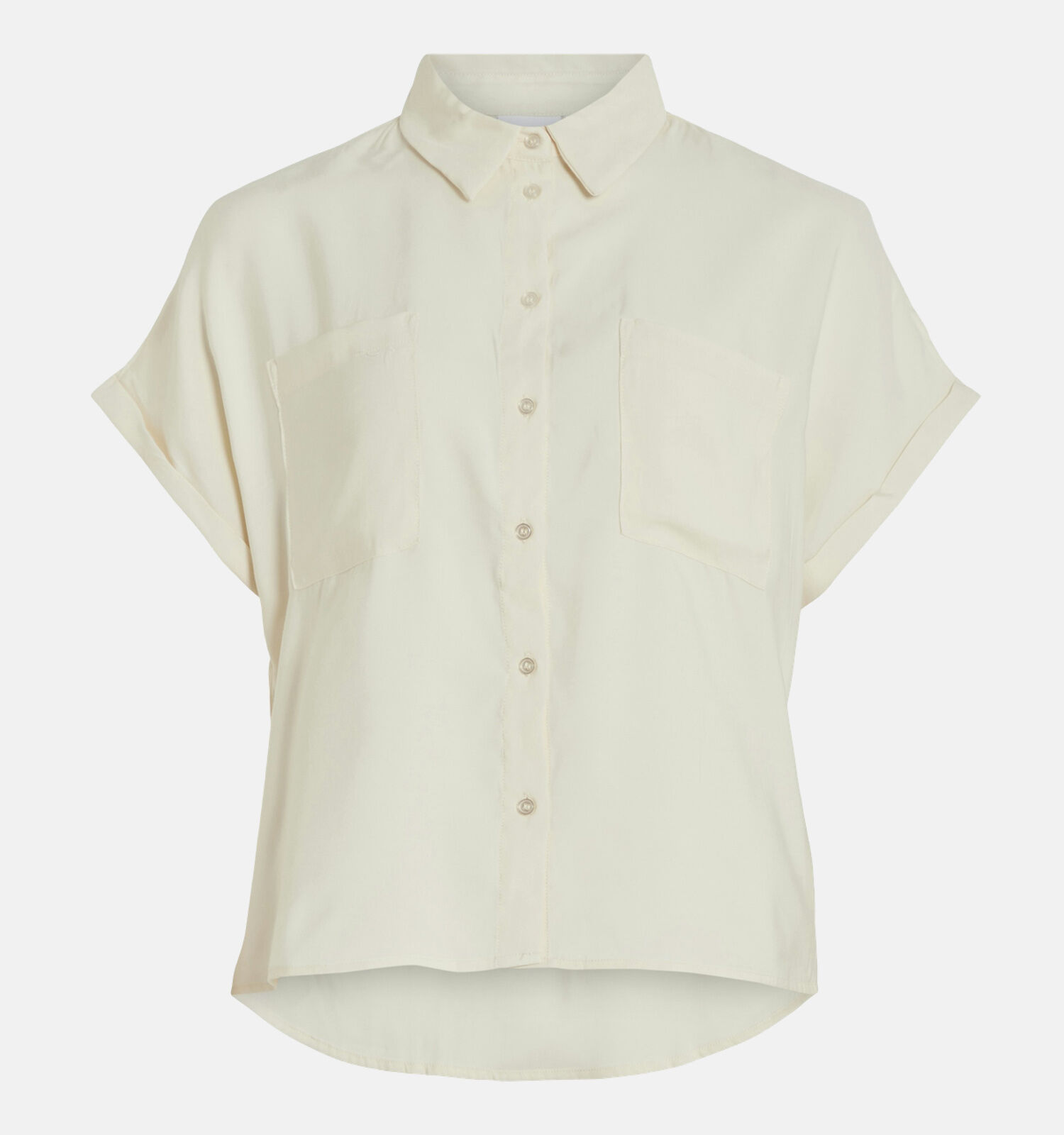 Vila Luka Beige Hemd Dames Blouses Online op TORFS.BE