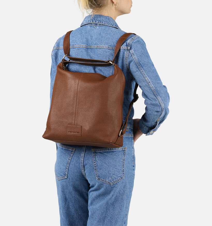 Burkely Skylar Sac à dos en Cognac pour femmes (363006)