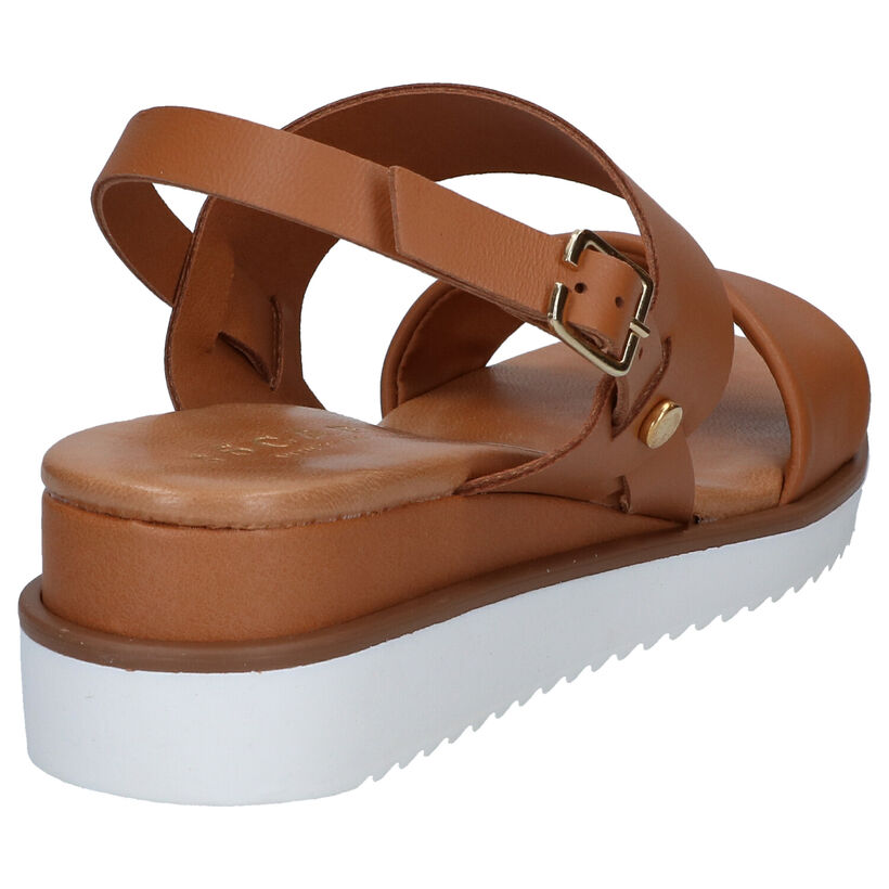 Scapa Witte Sandalen in leer (288761)