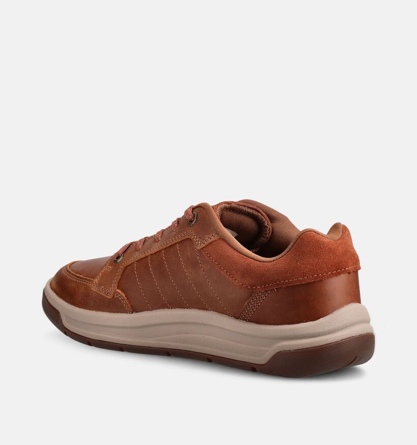 Caterpillar Apa Cush Baskets basses en Cognac pour hommes (370030) - pour semelles orthop&eacute;diques