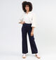 Minus Marcia Blauwe Wijde broek voor dames (348246)