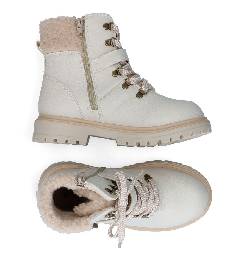 Milo & Mila Bottines robustes en Beige pour filles (313584)