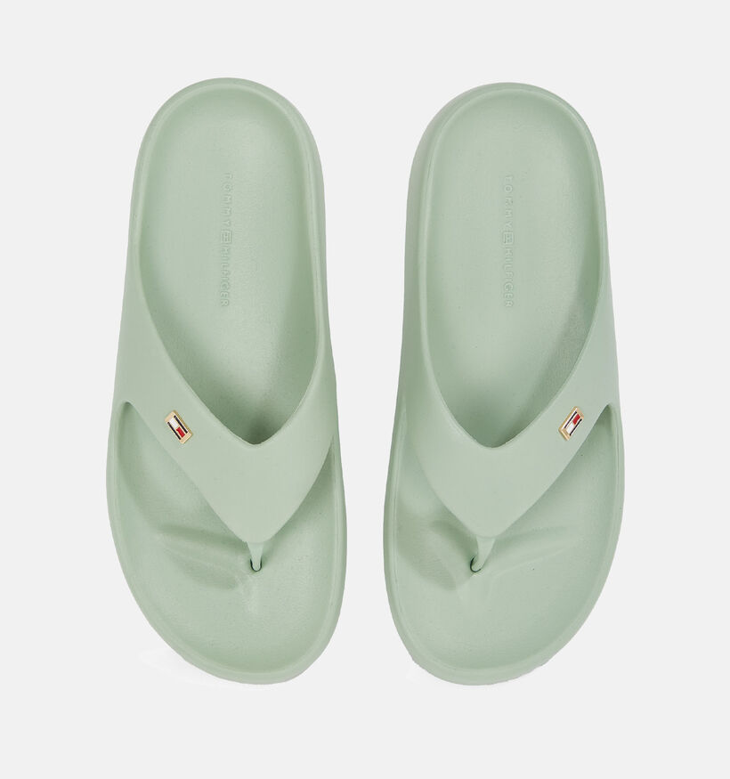 Tommy Hilfiger TH Comfort Beach Groene Teenslippers voor dames (352609)
