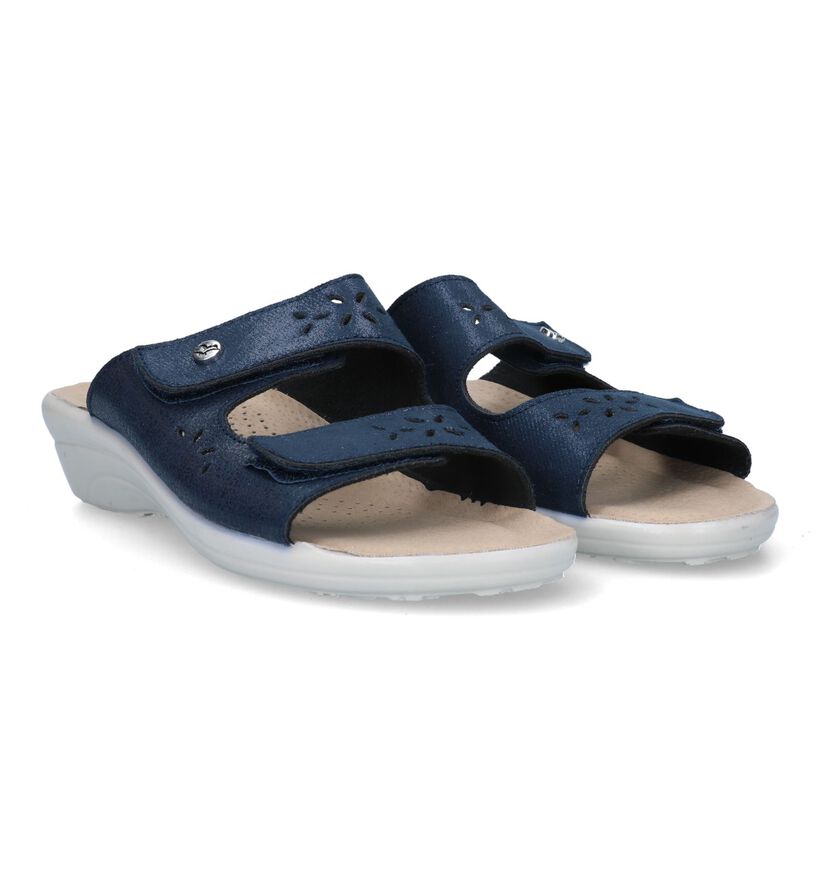 Fly Flot Blauwe Slippers voor dames (334565)