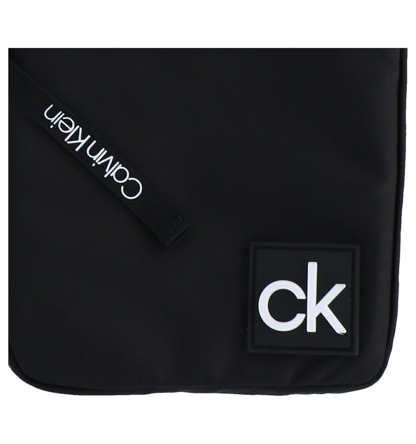 Calvin Klein Accessories Flat Pack Zwarte Crossbody Tas in stof (280460)