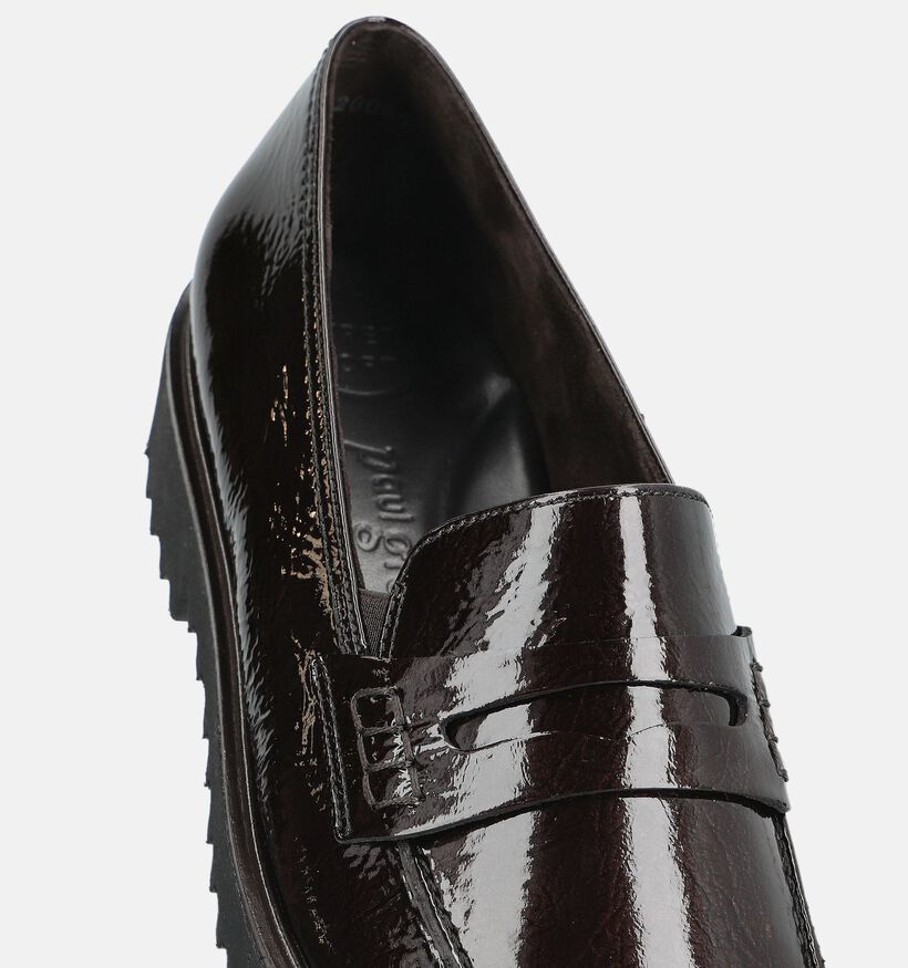 Paul Green Chaussures plates en Brun fonc&eacute; pour femmes (379781)