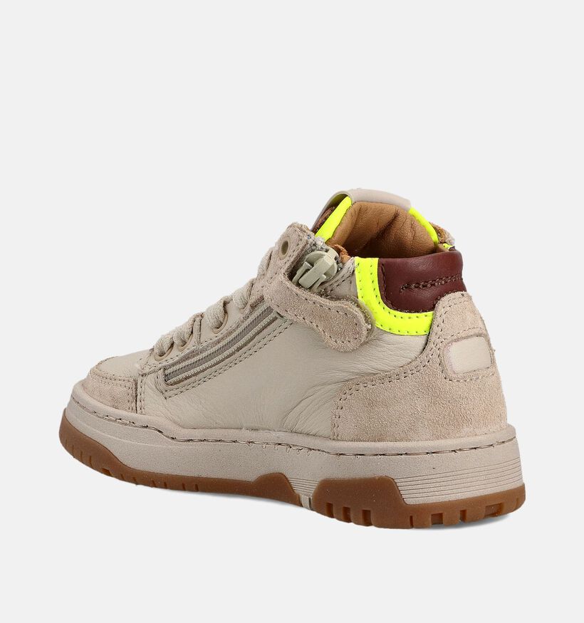 STONES and BONES Kiton Beige Sneakers voor jongens (362012) - geschikt voor steunzolen