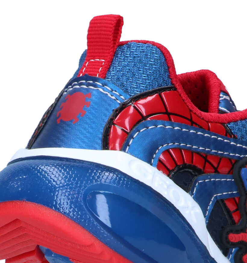 Geox Bayonyc Blauwe Spiderman Sneakers voor jongens (320628)