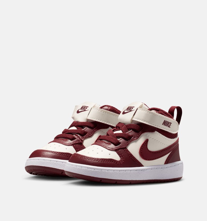 Nike Court Borough Bordeaux Hoge Sneakers voor jongens, meisjes (359815)