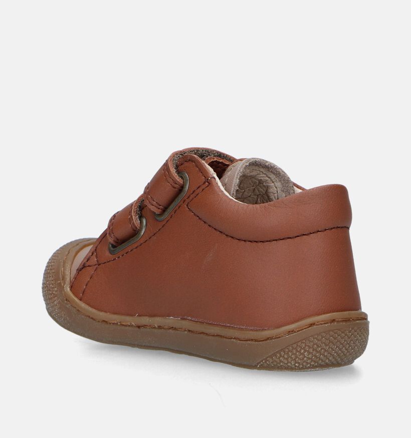 Naturino Cocoon Bruine Babyschoenen voor jongens, meisjes (347607) - geschikt voor steunzolen