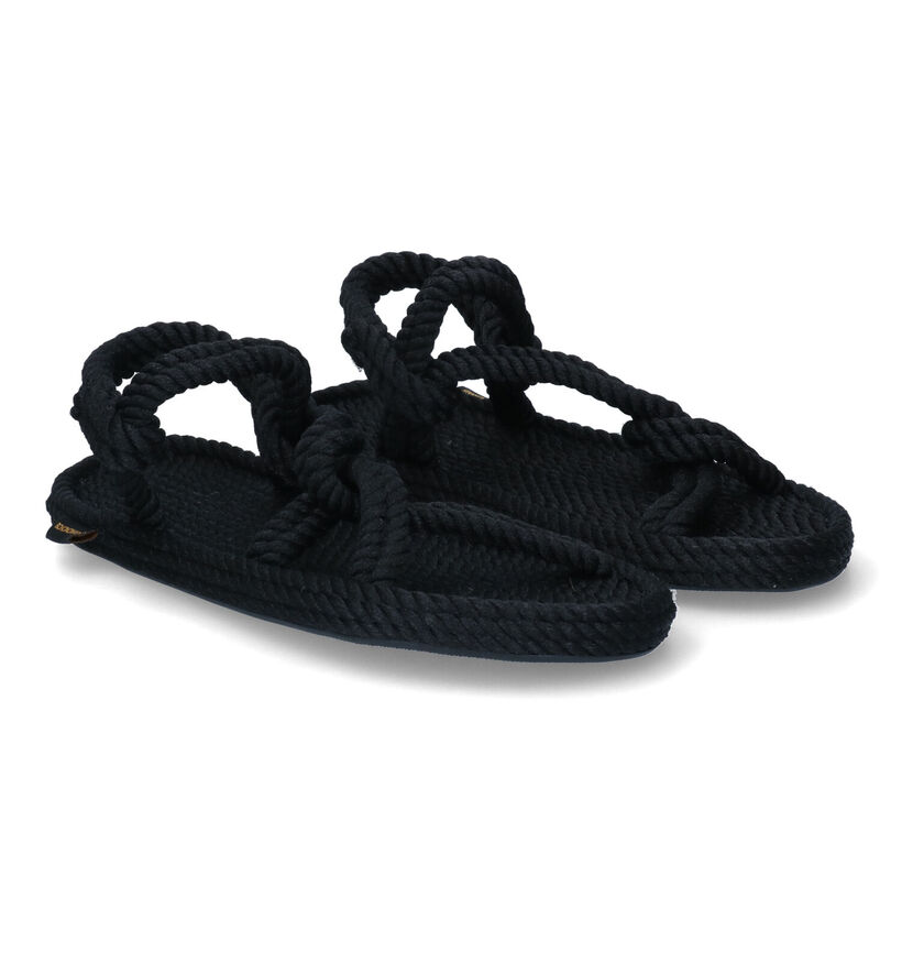 Bohonomad Mykonos Zwarte Sandalen voor dames (310967)