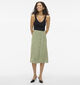 Vila Josa Jupe midi en Vert Khaki pour femmes (351726)