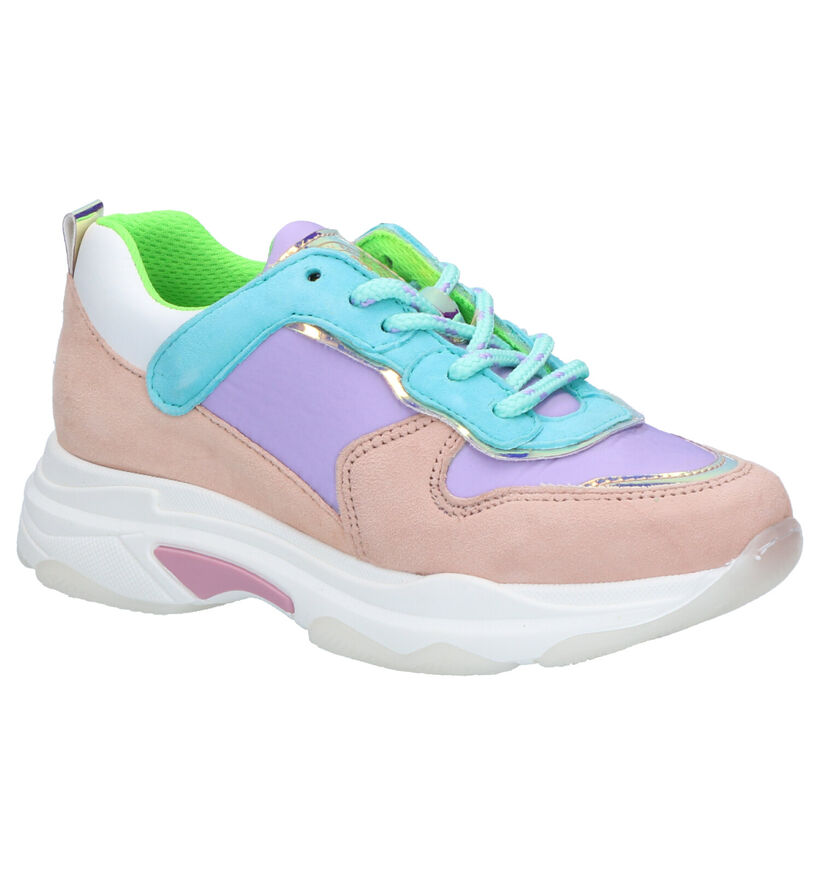 Hampton Bays Multicolor Sneakers in daim (275396)