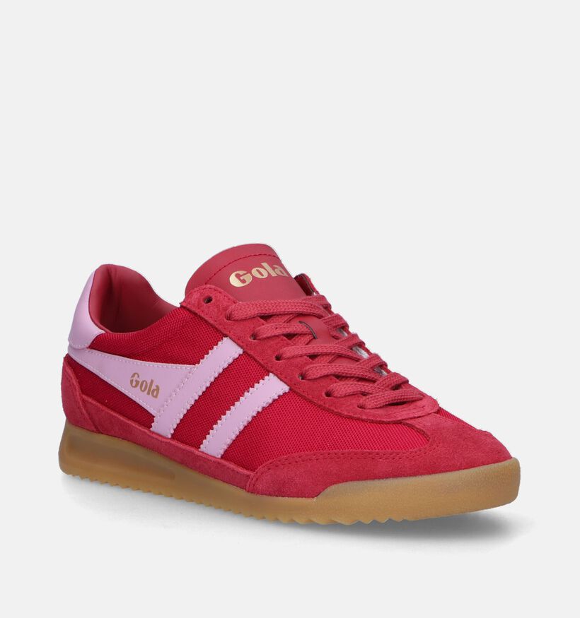 Gola Tornado CLB623 Baskets en Rouge pour femmes (345110) - pour semelles orthopédiques