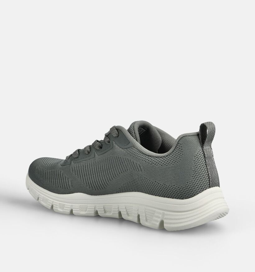Skechers Bobs Sport Groene Sneakers voor dames (375591)