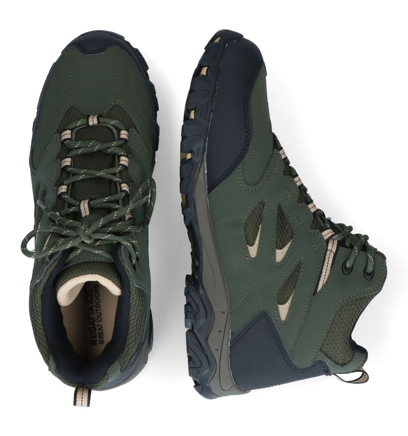 Regatta Holcombe Chaussures de randonnée en Vert kaki pour hommes (331962) - pour semelles orthopédiques