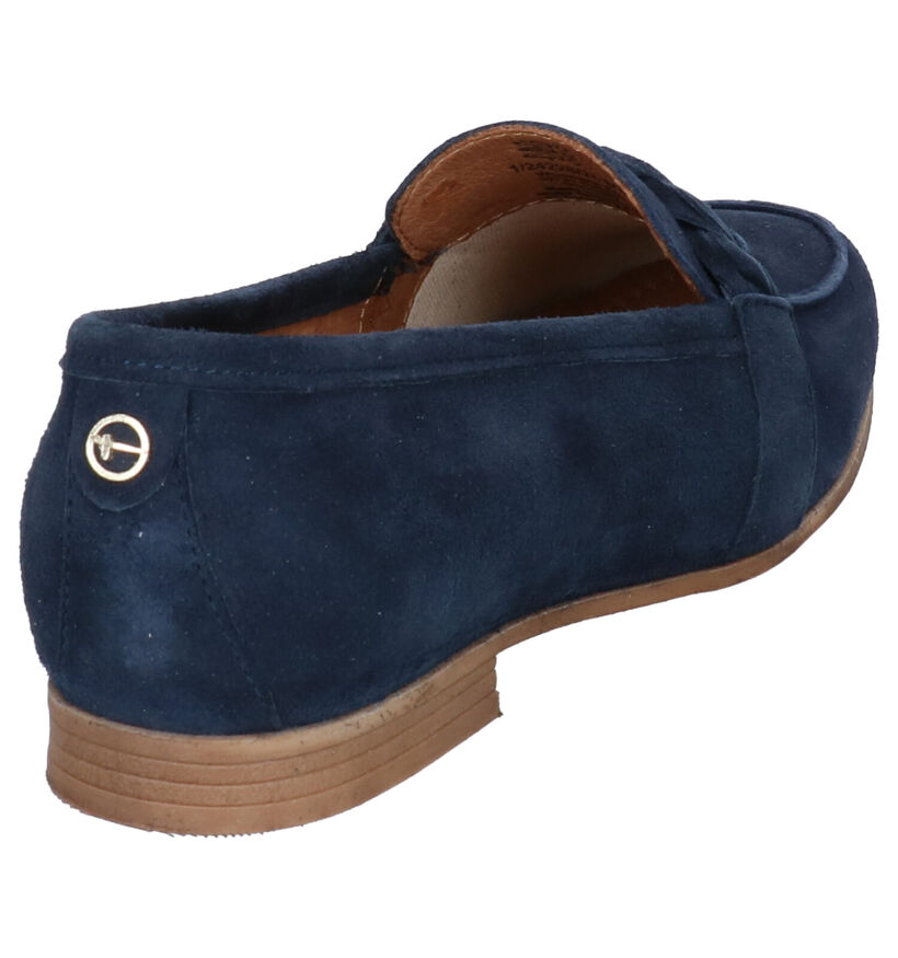 Tamaris Loafers en Bleu foncé en daim (270116)