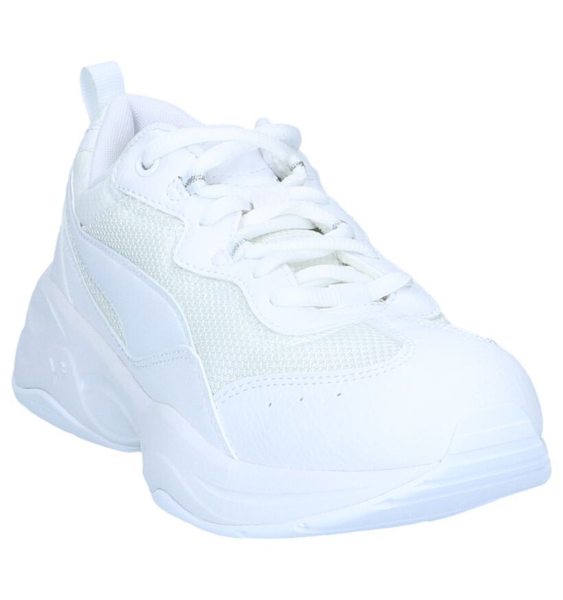 Witte Sneakers Puma Cilia in kunstleer (239417)
