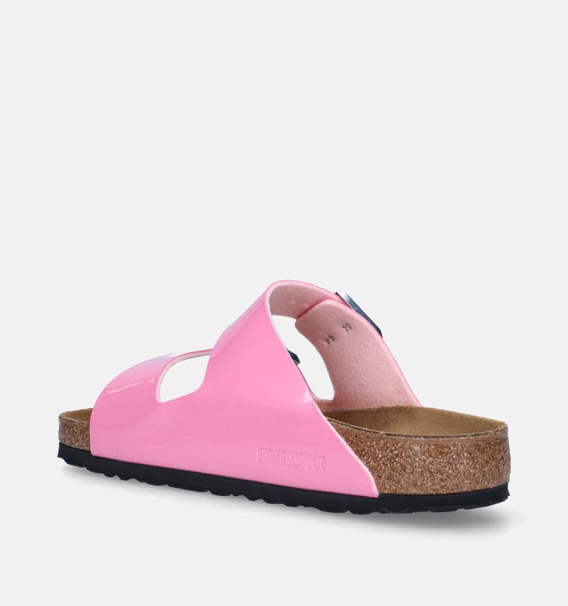 Birkenstock Arizona BF Patent Nu-pieds en Rose pour femmes (337982)