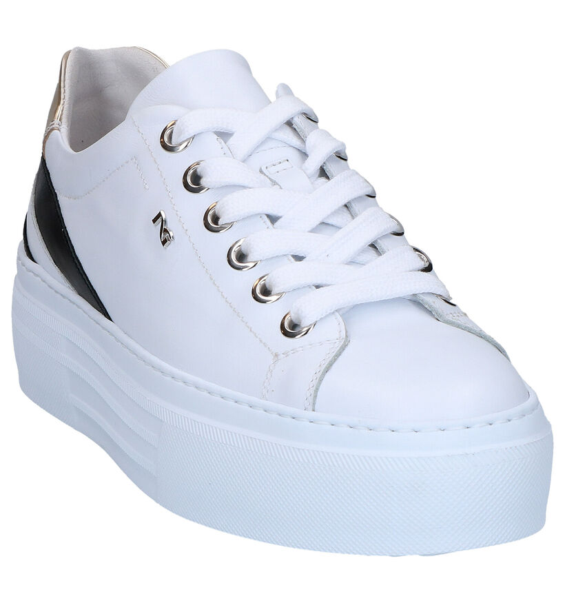 NeroGiardini Chaussures à lacets en Blanc en cuir (273086)