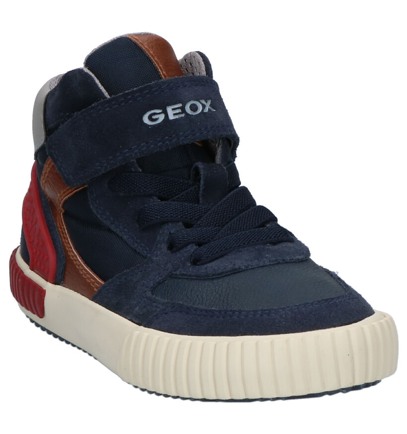 Geox Blauwe Hoge Schoenen in daim (254532)