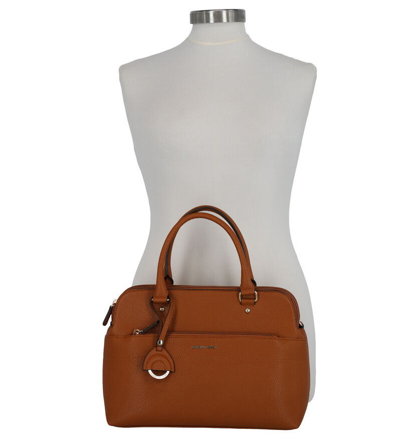 Laurent David Laura Cognac Handtas in kunstleer (272023)