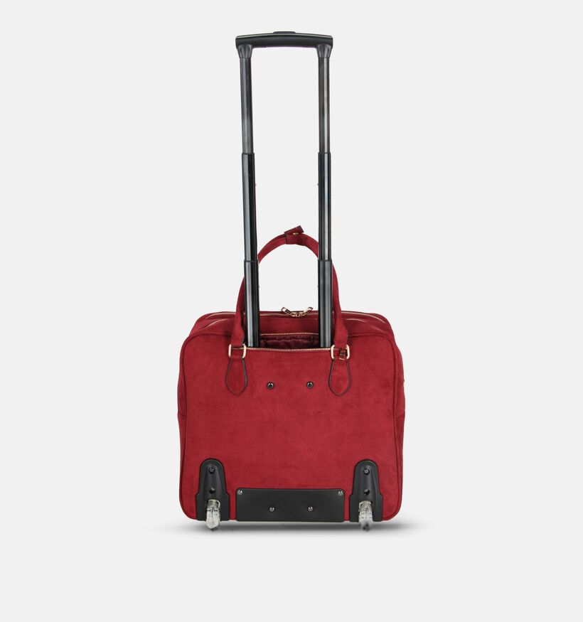 Olivia Lauren Elio Sac ordinateur Trolley en Rouge fonc&eacute; pour femmes (384020)