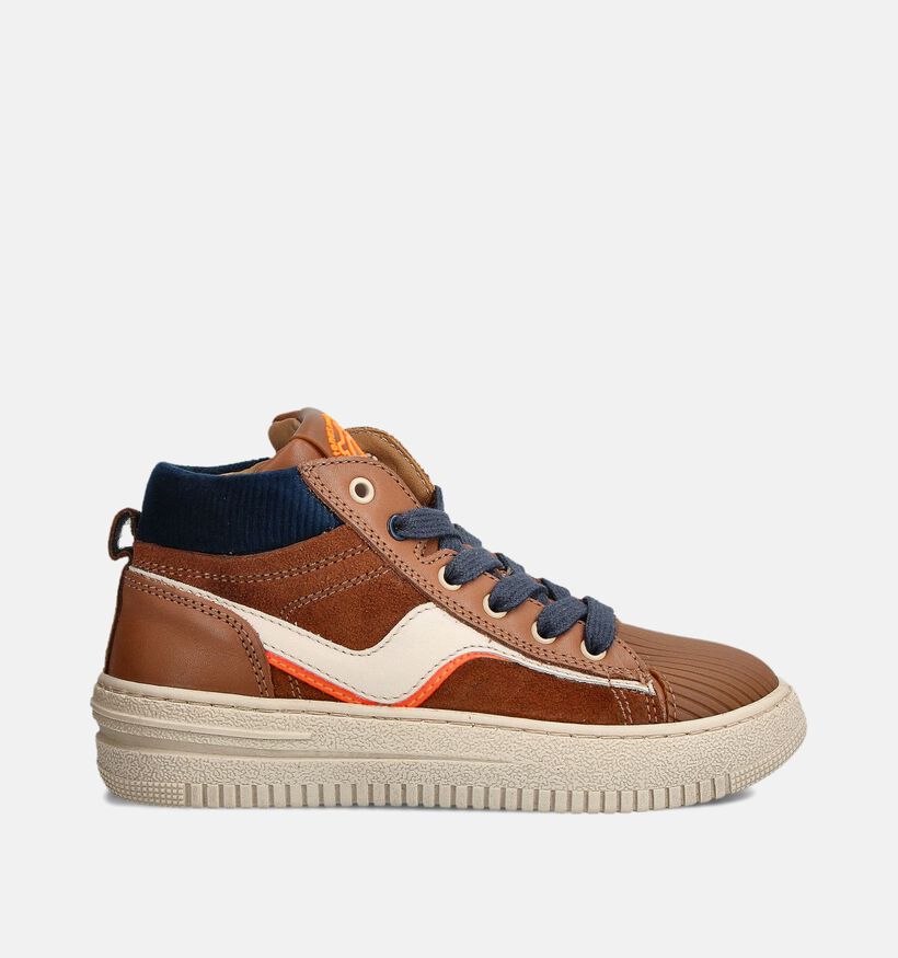 STONES and BONES Movie Chaussures hautes en Cognac pour garçons (362850) - pour semelles orthopédiques