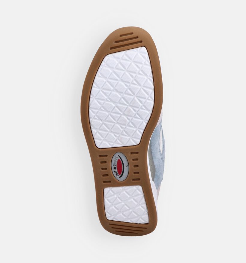 Rollingsoft Baskets casual en Rose pour femmes (369517) - pour semelles orthop&eacute;diques