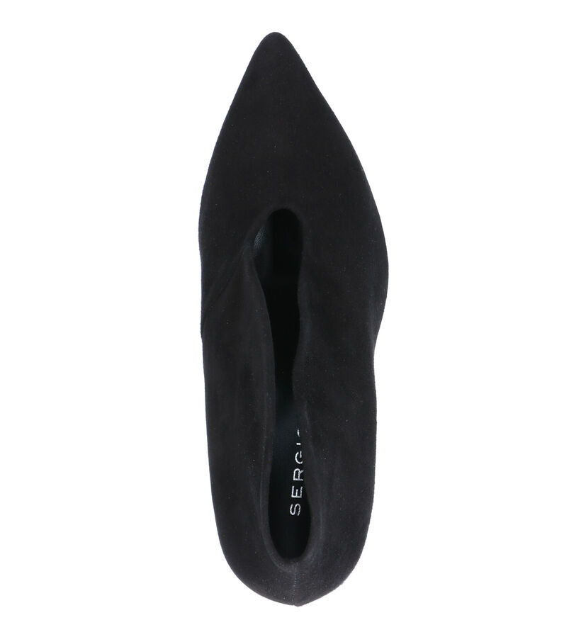 Sergio Turri Zwarte Pumps in nubuck (262605)