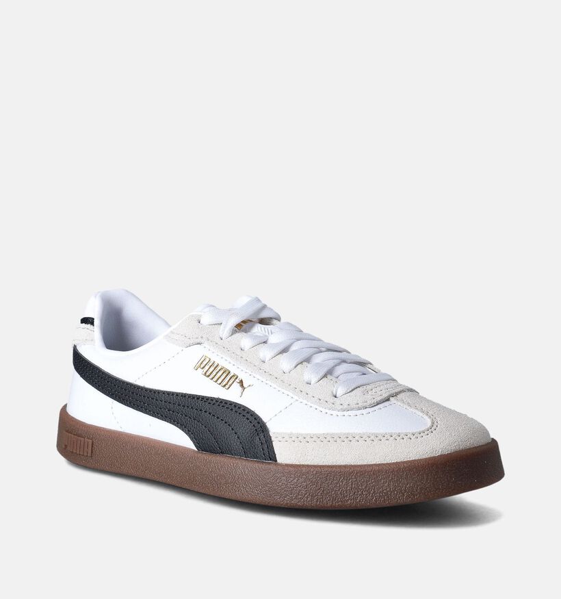 Puma Club II Era Jr Witte Sneakers voor jongens, meisjes (359292) - geschikt voor steunzolen