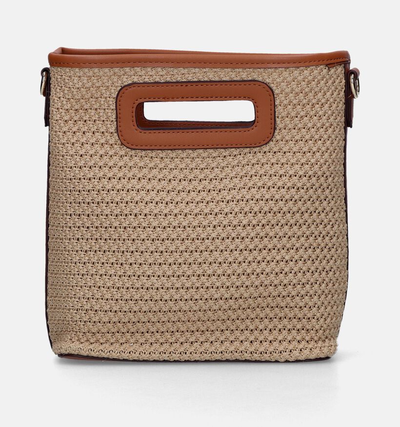 Laurent David Raffia 909 Sac à main en Beige pour femmes (342648)