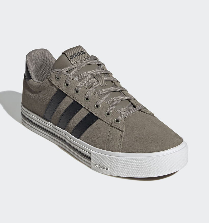 adidas Daily 4.0 Baskets basses en Vert Kaki pour hommes (372597)