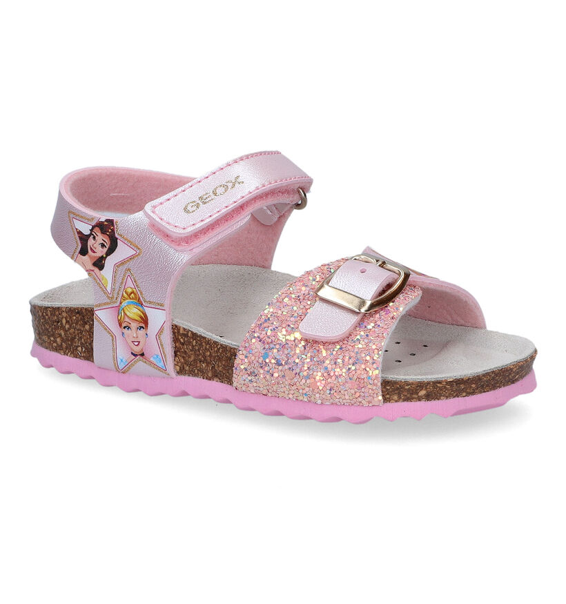 Geox Adriel Sandales en Rose Disney en simili cuir (311014)