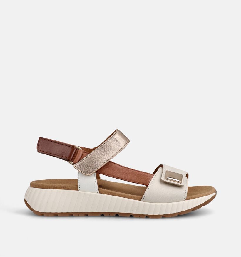 Gabor Ecru/Bruine Sandalen voor dames (371206)