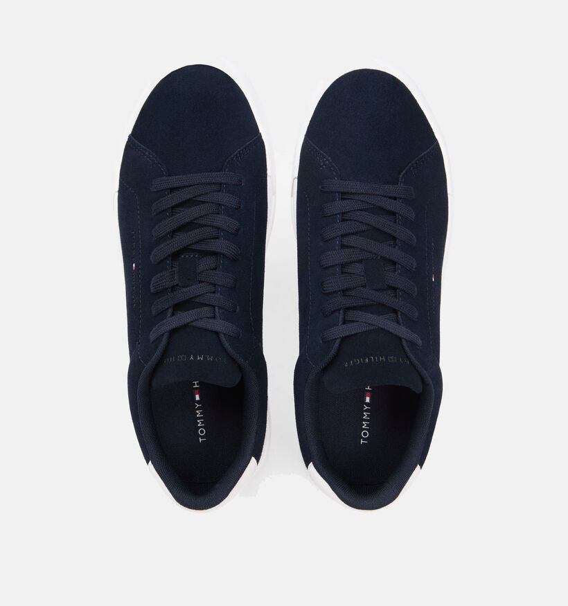 Tommy Hilfiger Court Suede Donkerblauwe Sneakers voor heren (366166) - geschikt voor steunzolen