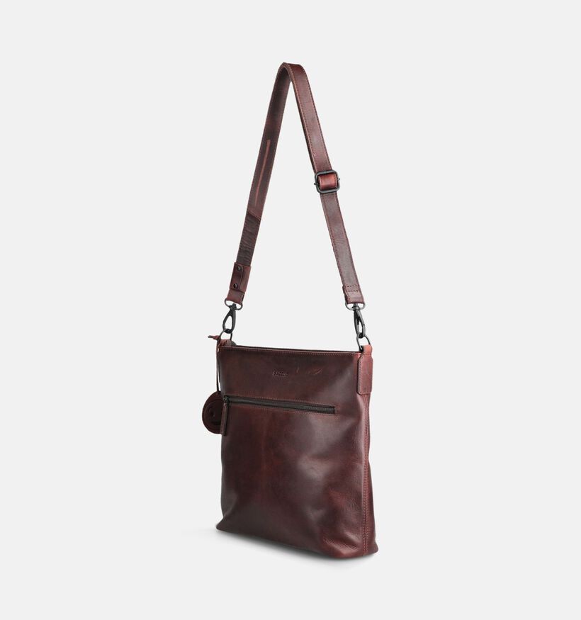 Saccoo Foggia Donkerbruine Handtas voor dames (375164)