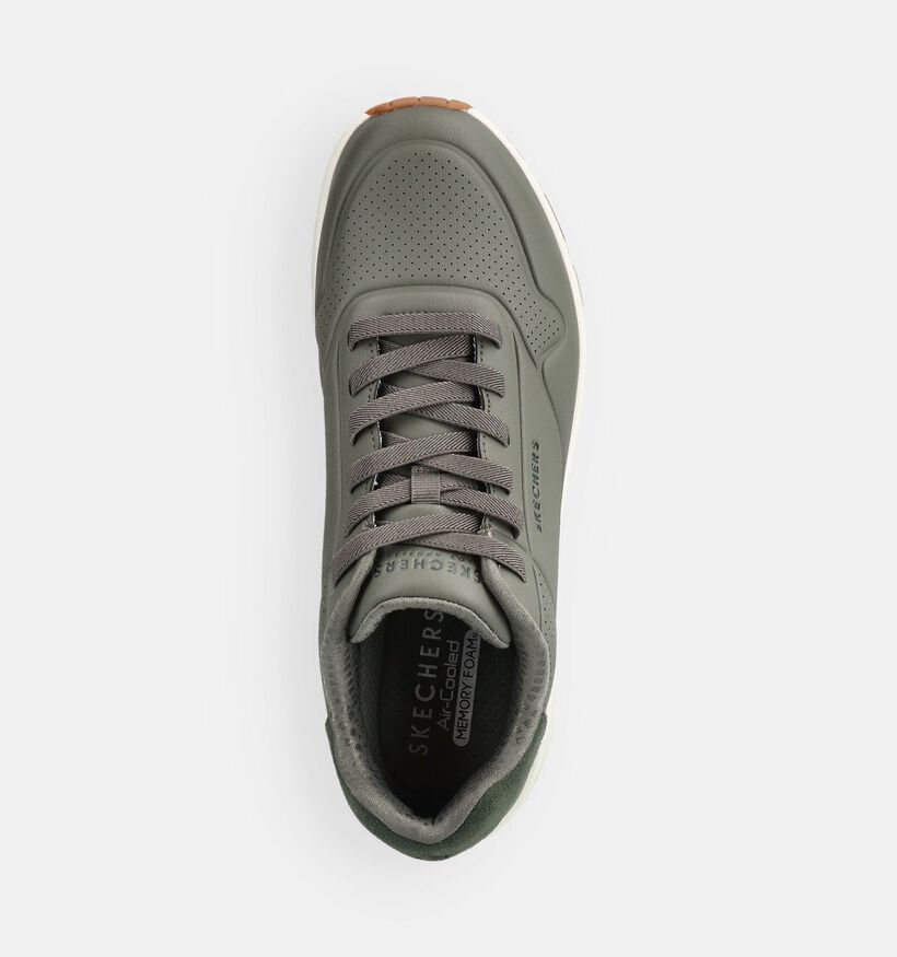 Skechers Uno Tailored Air Kaki Sneakers voor heren (375639)