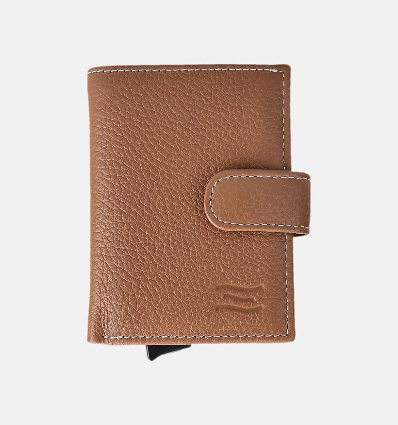 Crinkles Cognac Kaartenhouder voor dames (373854)