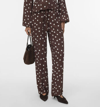 Vero Moda Broeken Bruin