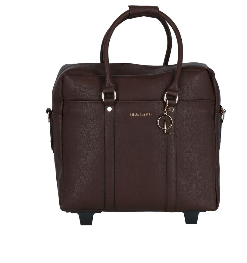 Olivia Lauren Leo Bruine Trolly in kunstleer (283521)