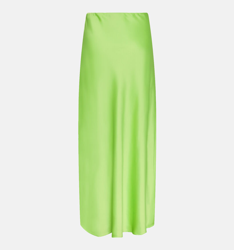 Pieces Belinda Jupe en satin en Vert pour femmes (342031)