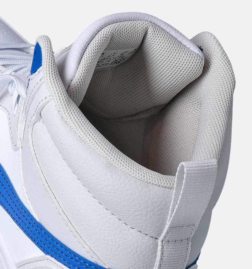 Puma Rebound v6 mid Grijze Sneakers voor jongens, meisjes (350366) - geschikt voor steunzolen