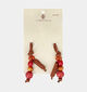 Laurent David Bruine/Rode Shoe Charms voor dames (385425)