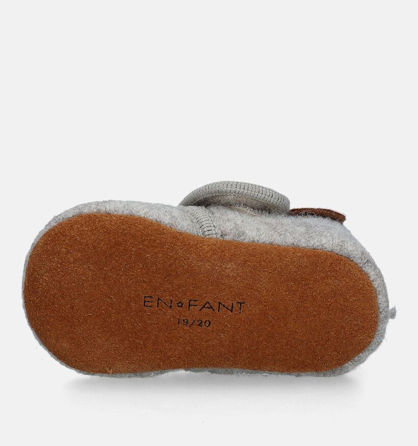 Enfant Beige Wollen Pantoffels voor meisjes, jongens (330350)