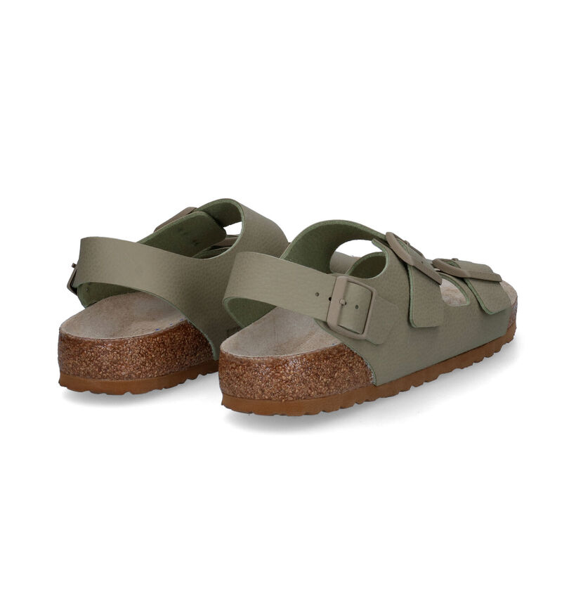 Birkenstock Milano Zwarte Sandalen in kunstleer (305410)